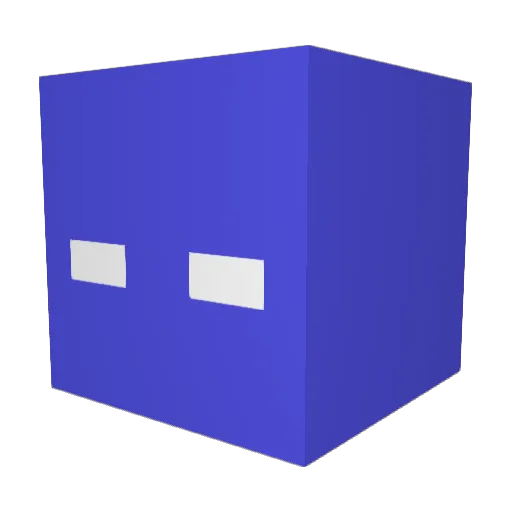 ZamZar4k Minecraft avatar head, 3D render