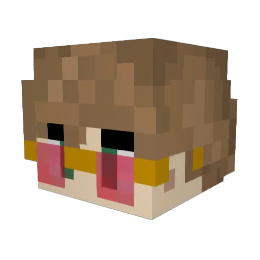 Zambie909 Minecraft avatar head, 3D render