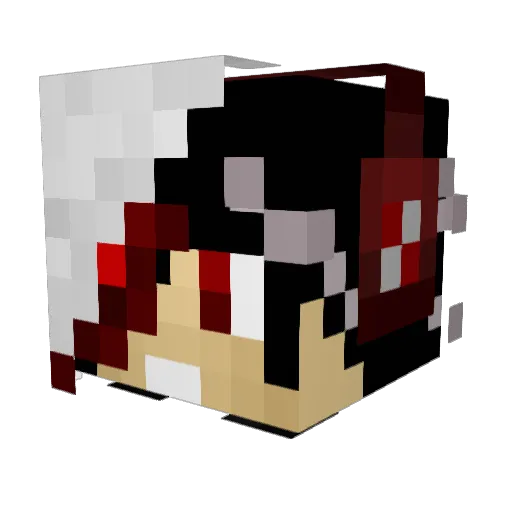 Zamielplayer7 Minecraft avatar head, 3D render
