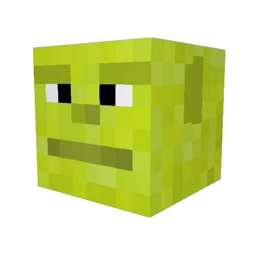 Zaminek69 Minecraft avatar head, 3D render