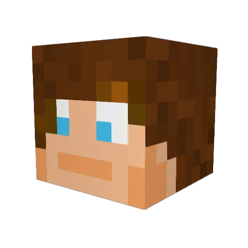 Zamorkstone Minecraft avatar head, 3D render