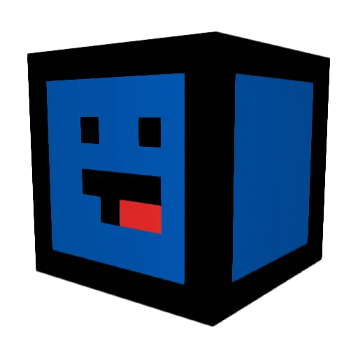 Zampino Minecraft avatar head, 3D render
