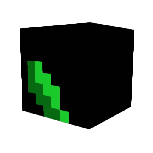 Zamster13 Minecraft avatar head, 3D render