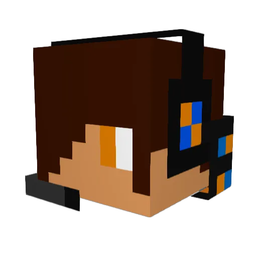 Zan_Tan Minecraft avatar head, 3D render