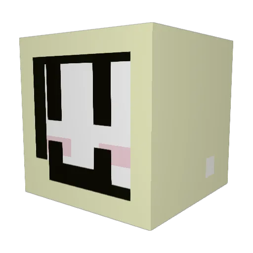 Zanatas00 Minecraft avatar head, 3D render