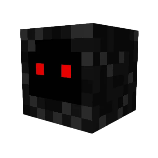 ZanderFire Minecraft avatar head, 3D render