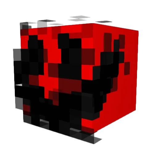 ZanderRay_og Minecraft avatar head, 3D render