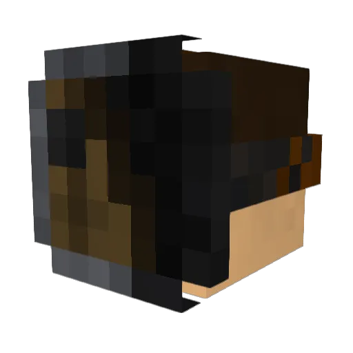 Zander_650 Minecraft avatar head, 3D render