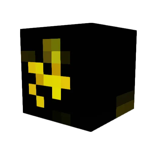 Zandpasta Minecraft avatar head, 3D render