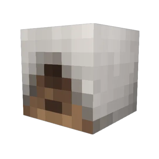 Zandtmann Minecraft avatar head, 3D render