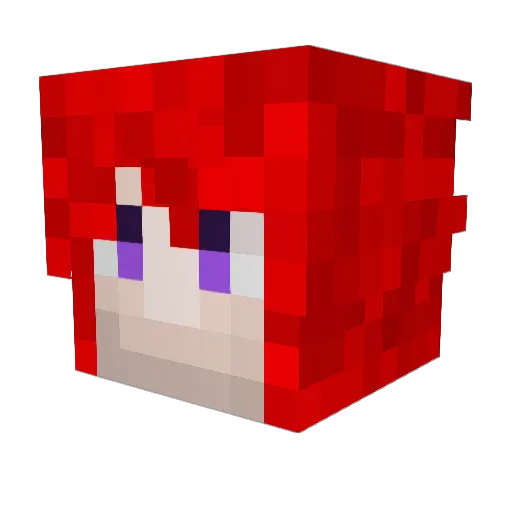 ZaneHoltz Minecraft avatar head, 3D render