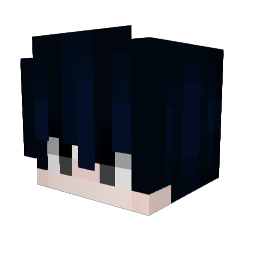 ZaneLSR Minecraft avatar head, 3D render