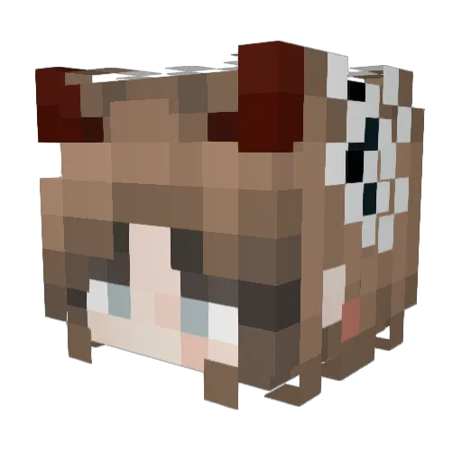 ZaneMago Minecraft avatar head, 3D render