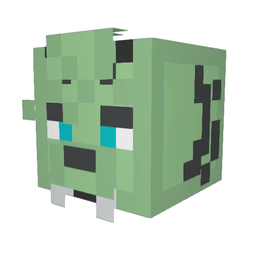 ZaneTheSaber Minecraft avatar head, 3D render