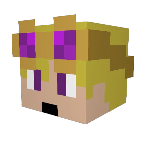 Zane_Ashford Minecraft avatar head, 3D render