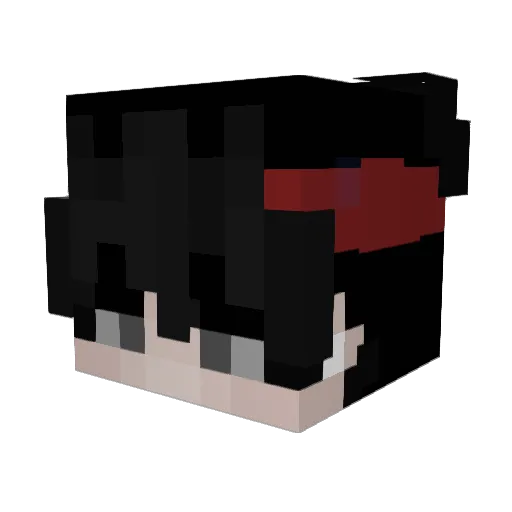 ZangADuoiii Minecraft avatar head, 3D render