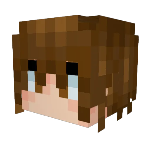 Zangetsu_Zoro Minecraft avatar head, 3D render