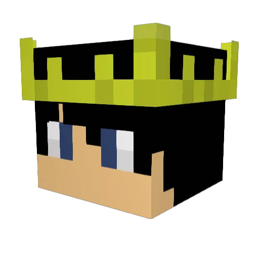 Zangro_ Minecraft avatar head, 3D render