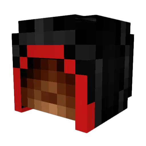 Zani528 Minecraft avatar head, 3D render