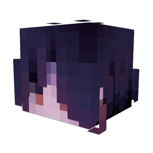 Zanithor Minecraft avatar head, 3D render
