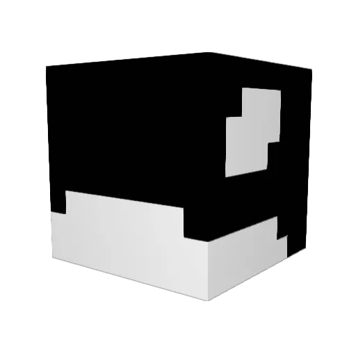 Zanktard Minecraft avatar head, 3D render