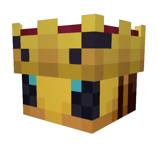 Zanman1337 Minecraft avatar head, 3D render