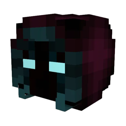 Zannihilation Minecraft avatar head, 3D render