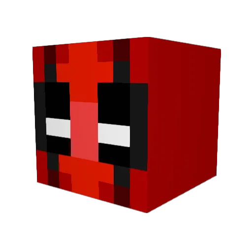 Zannyaye Minecraft avatar head, 3D render