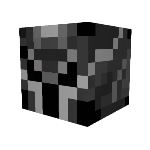 Zanog Minecraft avatar head, 3D render