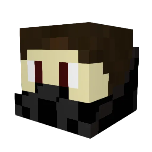 ZantRod_130 Minecraft avatar head, 3D render