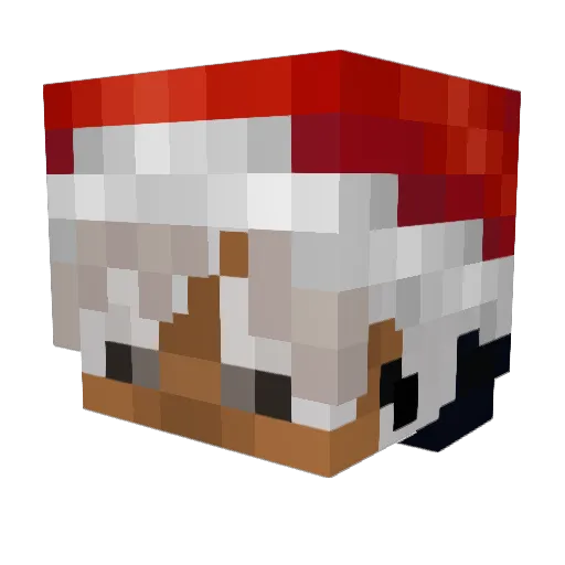 Zante_08 Minecraft avatar head, 3D render