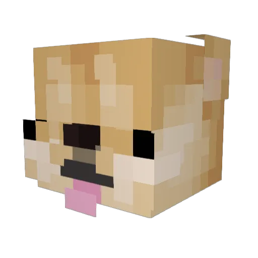 Zantsuki_ Minecraft avatar head, 3D render