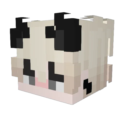Zanu_XD Minecraft avatar head, 3D render