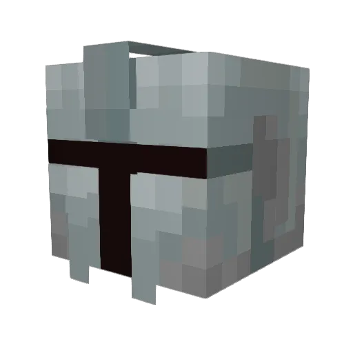 Zanzary Minecraft avatar head, 3D render