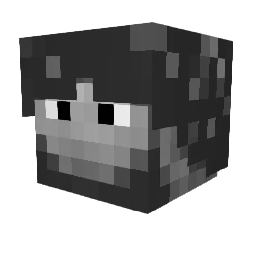 Zaoen Minecraft avatar head, 3D render