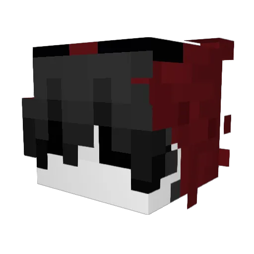 Zaooooooo Minecraft avatar head, 3D render
