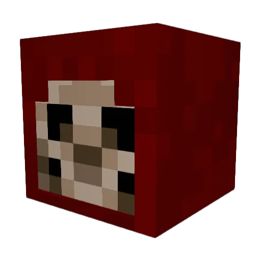 ZapMazter6000 Minecraft avatar head, 3D render