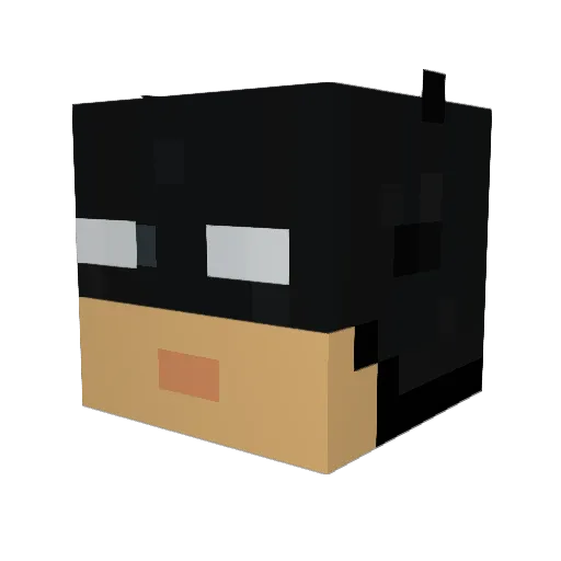 ZapYyY999 Minecraft avatar head, 3D render