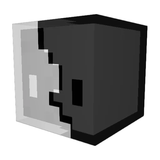 Zap_Power Minecraft avatar head, 3D render