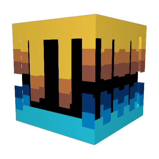 Zaper3334 Minecraft avatar head, 3D render
