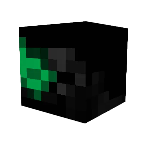 ZaperKlo Minecraft avatar head, 3D render