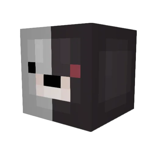 ZaphiRel Minecraft avatar head, 3D render