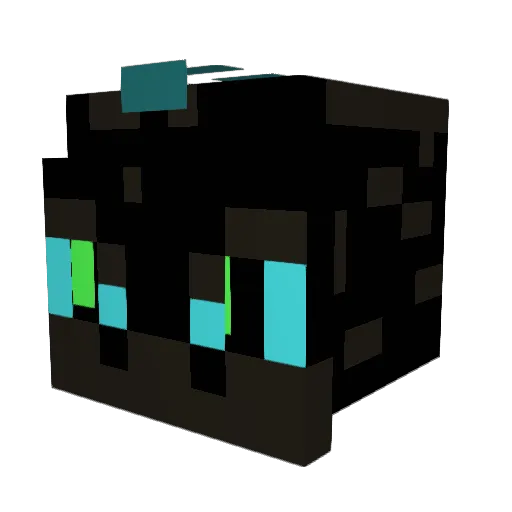 ZaphkiloSS Minecraft avatar head, 3D render