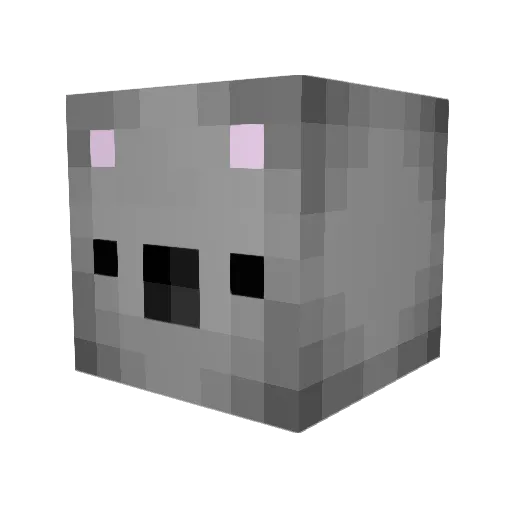 Zaphod1984 Minecraft avatar head, 3D render