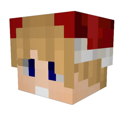 Zar_Ma Minecraft avatar head, 3D render