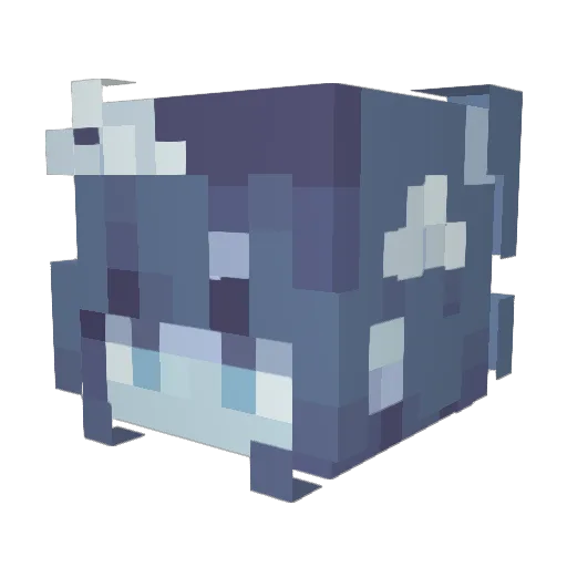 ZaraaKorii Minecraft avatar head, 3D render