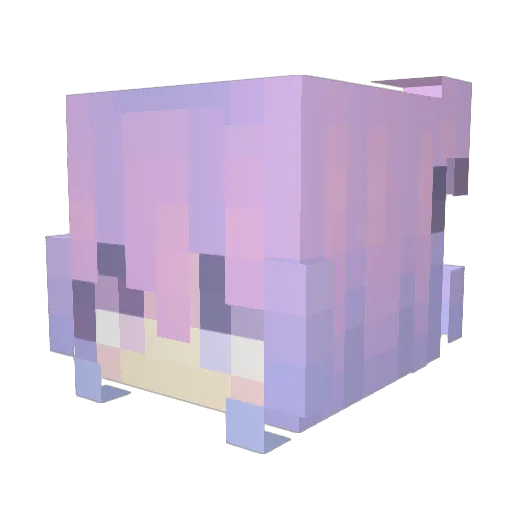 Zaraaaa786 Minecraft avatar head, 3D render