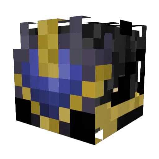 Zarachins Minecraft avatar head, 3D render