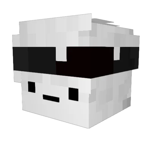 Zarba_Man33 Minecraft avatar head, 3D render