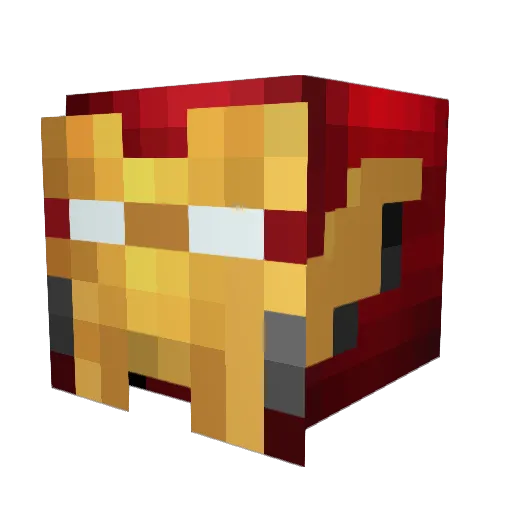 ZarcoMex Minecraft avatar head, 3D render